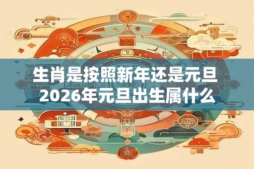 生肖是按照新年还是元旦 2026年元旦出生属什么