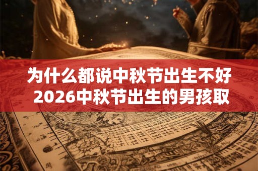 为什么都说中秋节出生不好 2026中秋节出生的男孩取名