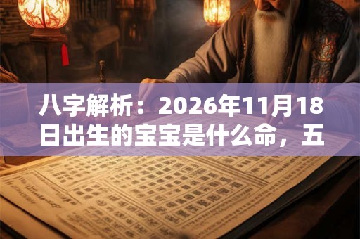 八字解析：2026年11月18日出生的宝宝是什么命，五行缺什么