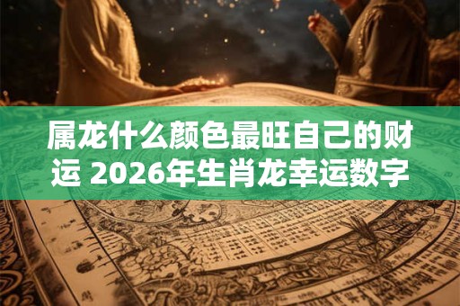 属龙什么颜色最旺自己的财运 2026年生肖龙幸运数字
