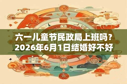 六一儿童节民政局上班吗？2026年6月1日结婚好不好？
