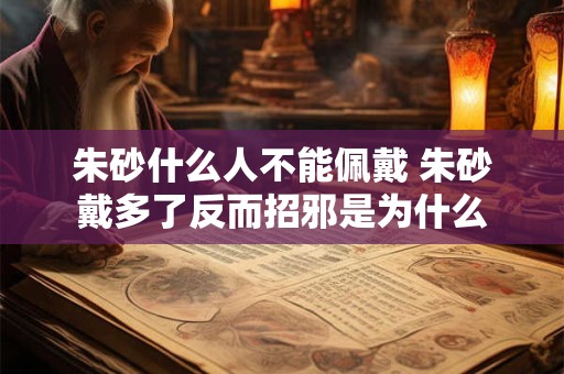 朱砂什么人不能佩戴 朱砂戴多了反而招邪是为什么