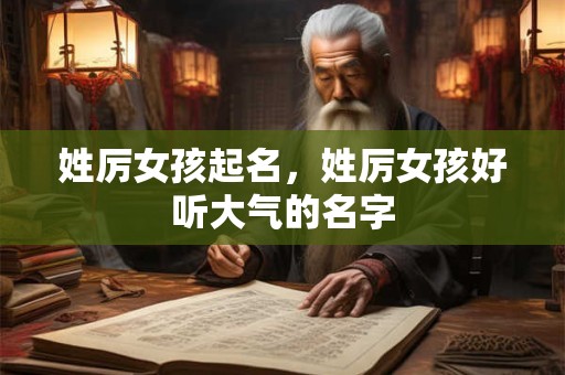 姓厉女孩起名，姓厉女孩好听大气的名字