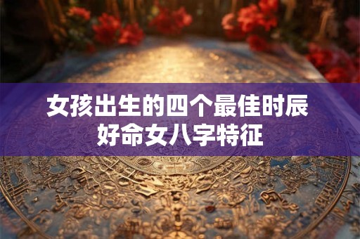 女孩出生的四个最佳时辰 好命女八字特征