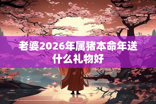 老婆2026年属猪本命年送什么礼物好