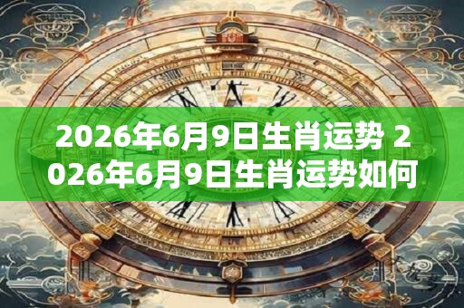 2026年6月9日生肖运势 2026年6月9日生肖运势如何