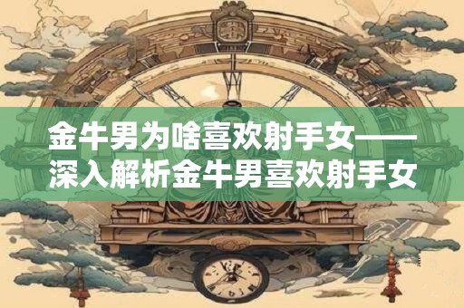 金牛男为啥喜欢射手女——深入解析金牛男喜欢射手女的原因