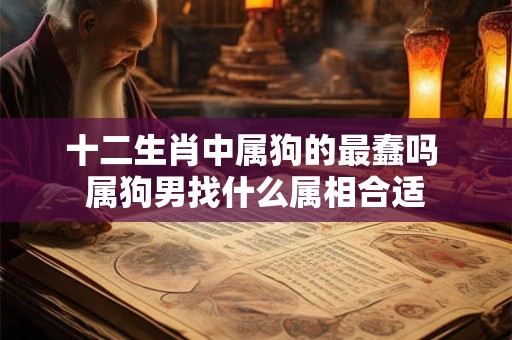 十二生肖中属狗的最蠢吗 属狗男找什么属相合适