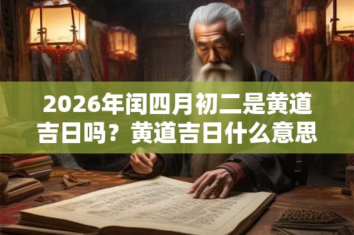 2026年闰四月初二是黄道吉日吗?黄道吉日什么意思? 2026年闰四月初二是黄道吉日吗?黄道吉日什么意思?