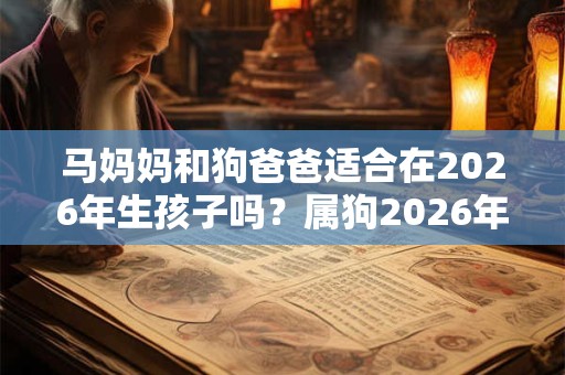 马妈妈和狗爸爸适合在2026年生孩子吗？属狗2026年运势如何？