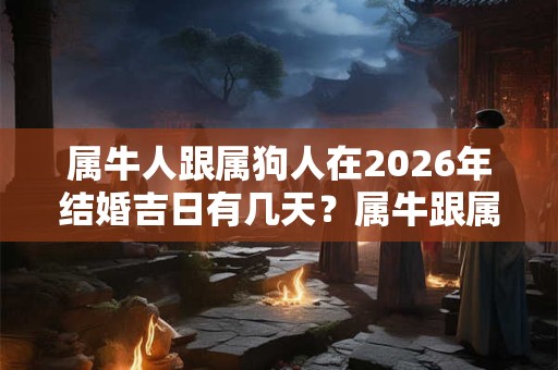 属牛人跟属狗人在2026年结婚吉日有几天？属牛跟属狗2026年结婚吉日一览