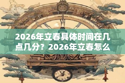 2026年立春具体时间在几点几分？2026年立春怎么躲春？