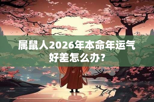 属鼠人2026年本命年运气好差怎么办？