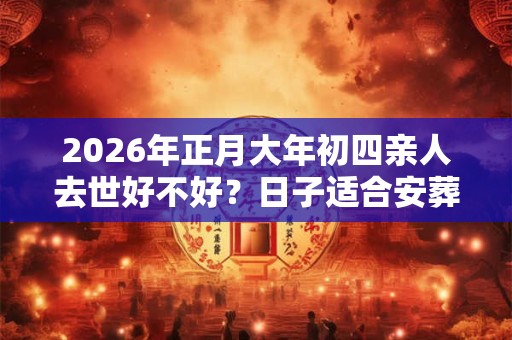 2026年正月大年初四亲人去世好不好?日子适合安葬吗? 2026年正月大年初四亲人去世好不好?日子适合安葬吗?