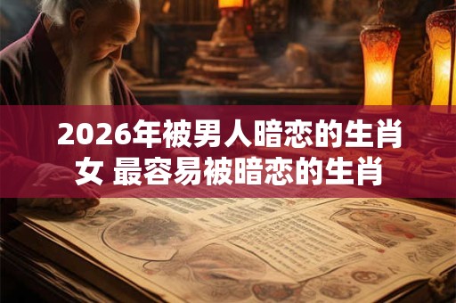2026年被男人暗恋的生肖女 最容易被暗恋的生肖 2026年被男人暗恋的生肖女 最容易被暗恋的生肖