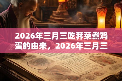 2026年三月三吃荠菜煮鸡蛋的由来,2026年三月三是吉日吗? 2026年三月三吃荠菜煮鸡蛋的由来,2026年三月三是吉日吗?
