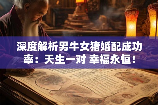 深度解析男牛女猪婚配成功率：天生一对 幸福永恒！