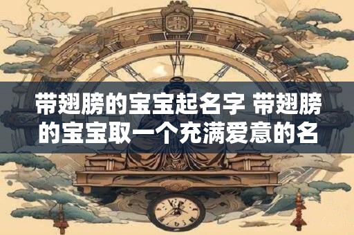 带翅膀的宝宝起名字 带翅膀的宝宝取一个充满爱意的名字