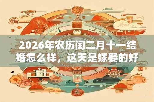 2026年农历闰二月十一结婚怎么样，这天是嫁娶的好日子吗？