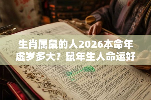 生肖属鼠的人2026本命年虚岁多大？鼠年生人命运好吗？
