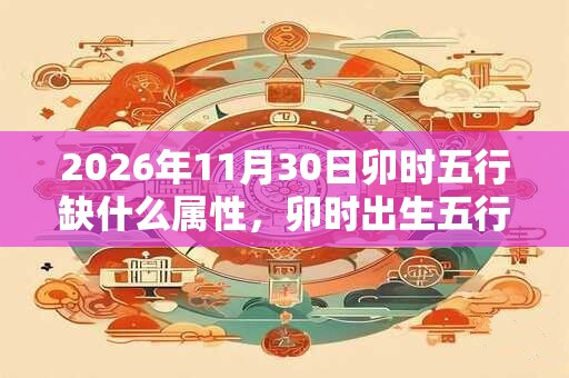 2026年11月30日卯时五行缺什么属性，卯时出生五行缺什么