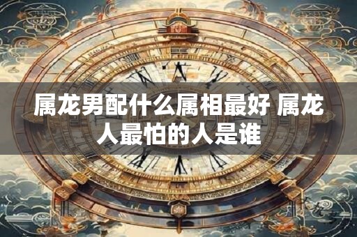 属龙男配什么属相最好 属龙人最怕的人是谁