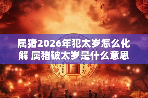 属猪2026年犯太岁怎么化解 属猪破太岁是什么意思 属猪2026年犯太岁怎么化解 属猪破太岁是什么意思