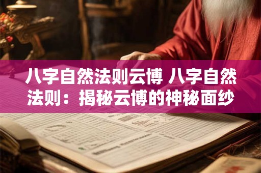 八字自然法则云博 八字自然法则：揭秘云博的神秘面纱