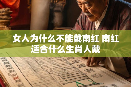 女人为什么不能戴南红 南红适合什么生肖人戴 女人为什么不能戴南红 南红适合什么生肖人戴