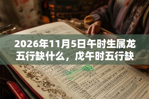 2026年11月5日午时生属龙五行缺什么，戊午时五行缺什么