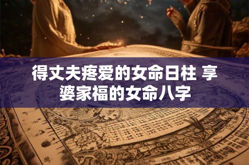 得丈夫疼爱的女命日柱 享婆家福的女命八字 得丈夫疼爱的女命日柱 享婆家福的女命八字