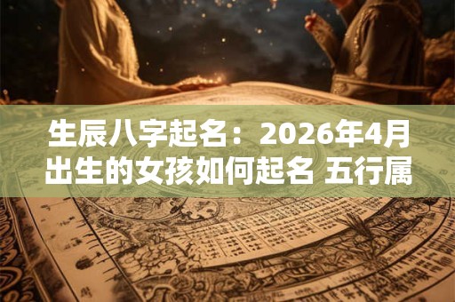生辰八字起名：2026年4月出生的女孩如何起名 五行属什么