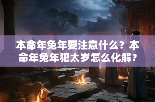 本命年兔年要注意什么?本命年兔年犯太岁怎么化解? 本命年兔年要注意什么?本命年兔年犯太岁怎么化解?