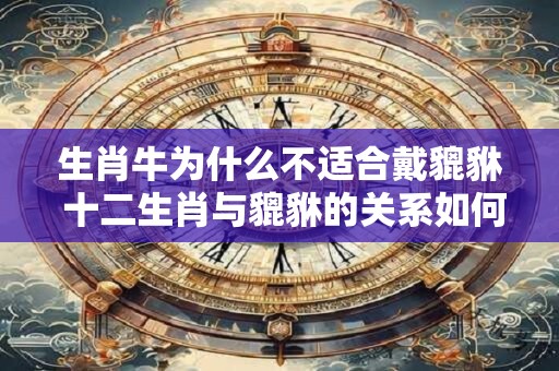 生肖牛为什么不适合戴貔貅 十二生肖与貔貅的关系如何