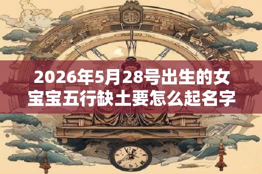 2026年5月28号出生的女宝宝五行缺土要怎么起名字 2026年5月28号出生的女宝宝五行缺土要怎么起名字