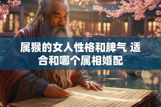 属猴的女人性格和脾气 适合和哪个属相婚配