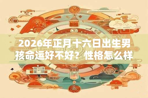 2026年正月十六日出生男孩命运好不好？性格怎么样？