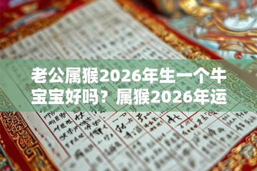 老公属猴2026年生一个牛宝宝好吗？属猴2026年运势及运程？