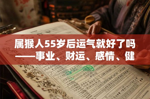 属猴人55岁后运气就好了吗——事业、财运、感情、健康全面解析 属猴人55岁后运气就好了吗——事业、财运、感情、健康全面解析