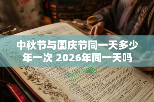 中秋节与国庆节同一天多少年一次 2026年同一天吗