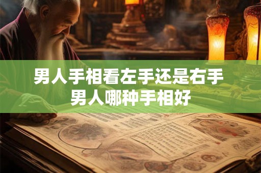 男人手相看左手还是右手 男人哪种手相好