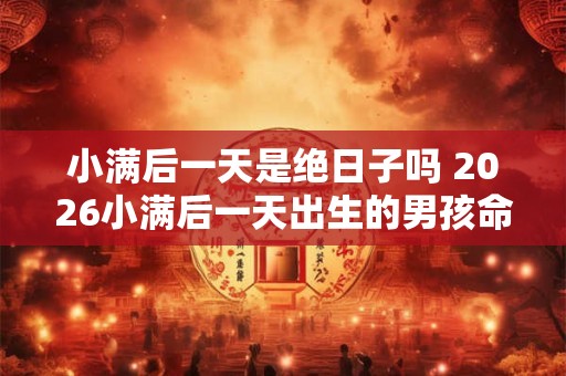 小满后一天是绝日子吗 2026小满后一天出生的男孩命运