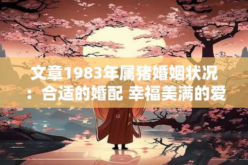 文章1983年属猪婚姻状况：合适的婚配 幸福美满的爱情