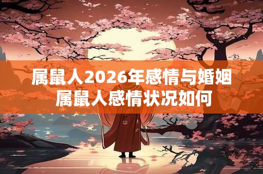 属鼠人2026年感情与婚姻 属鼠人感情状况如何 属鼠人2026年感情与婚姻 属鼠人感情状况如何