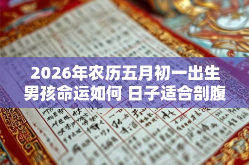 2026年农历五月初一出生男孩命运如何 日子适合剖腹产吗