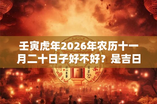 壬寅虎年2026年农历十一月二十日子好不好？是吉日吗？