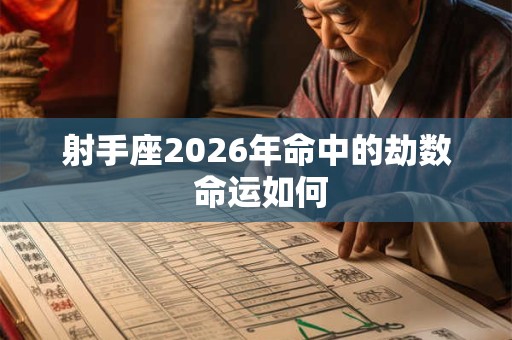 射手座2026年命中的劫数 命运如何