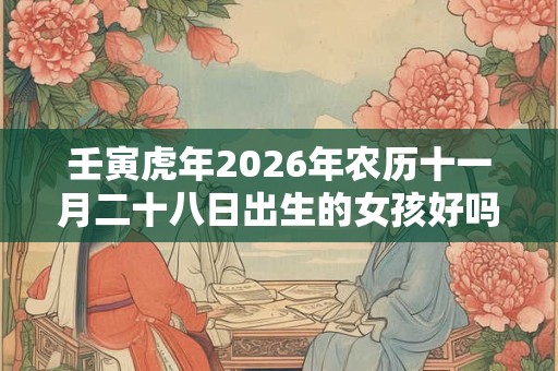 壬寅虎年2026年农历十一月二十八日出生的女孩好吗？
