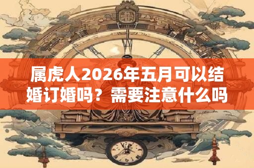属虎人2026年五月可以结婚订婚吗?需要注意什么吗? 属虎人2026年五月可以结婚订婚吗?需要注意什么吗?