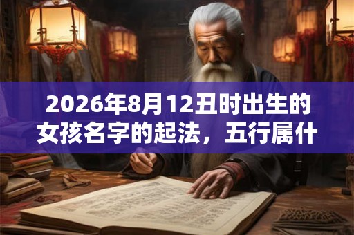 2026年8月12丑时出生的女孩名字的起法，五行属什么